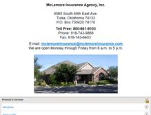 Tablet Screenshot of mclemoreinsurance.com